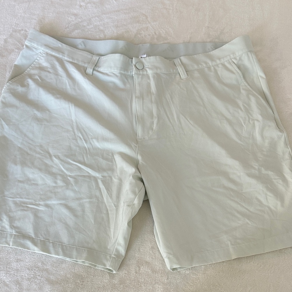 Adidas Light Green Athletic Shorts